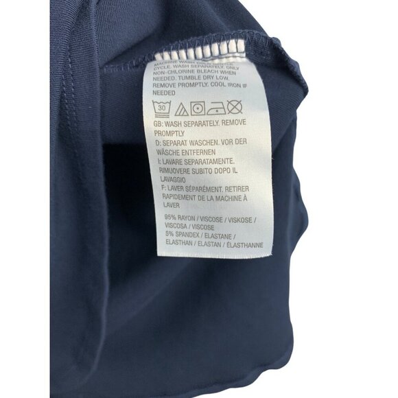 Attitudes By Renée Womens Navy Sleeveless Tank Top S - Picture 4 of 4